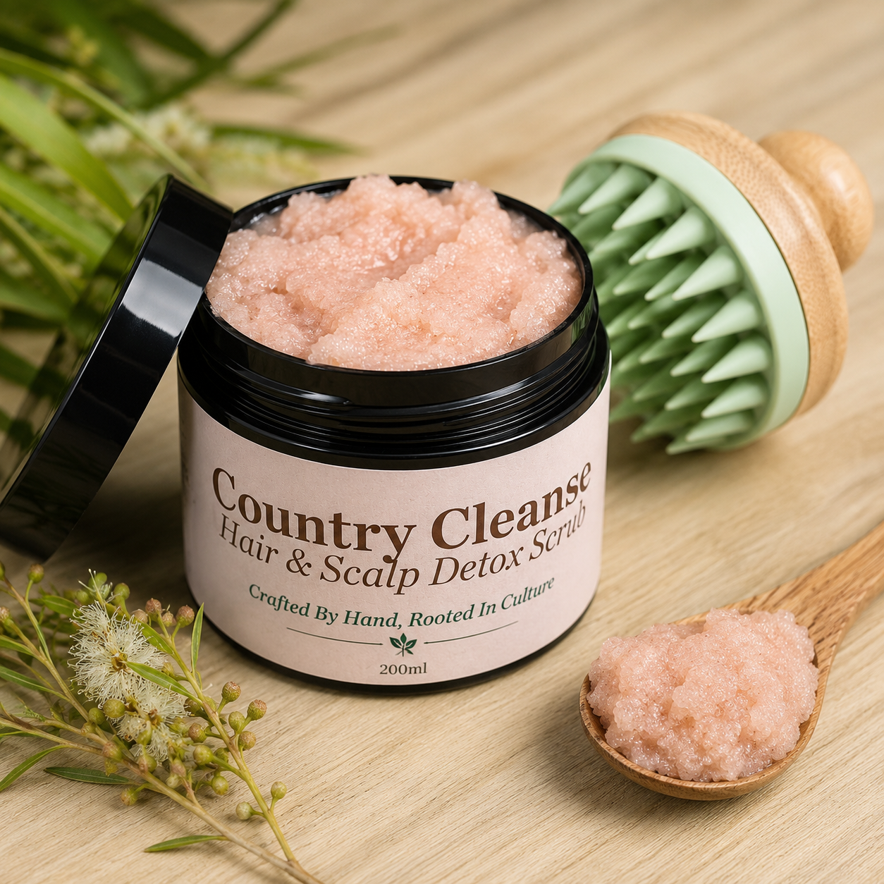 Country Cleanse Hair & Scalp Detox Scrub