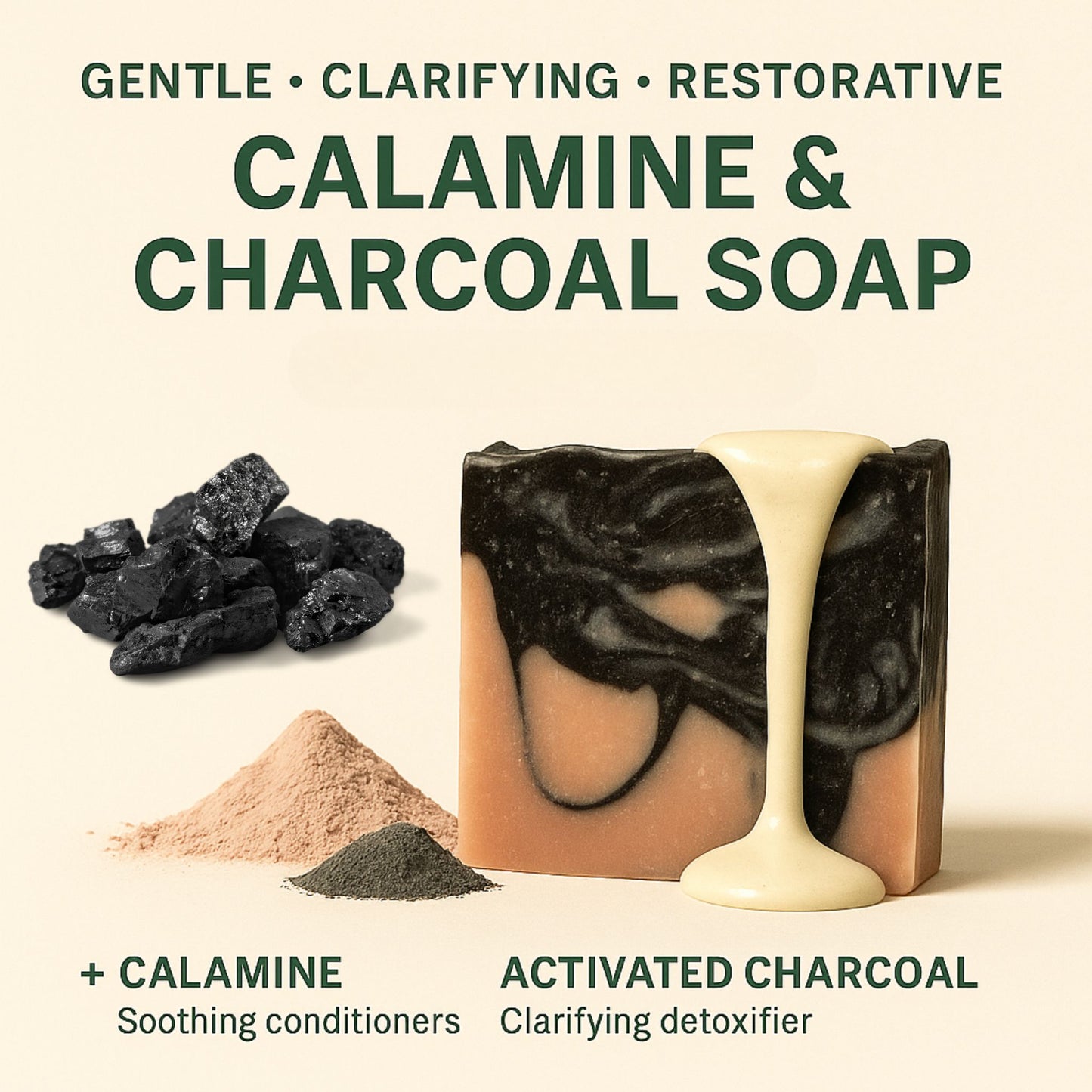 Calamine & Charcoal Soap